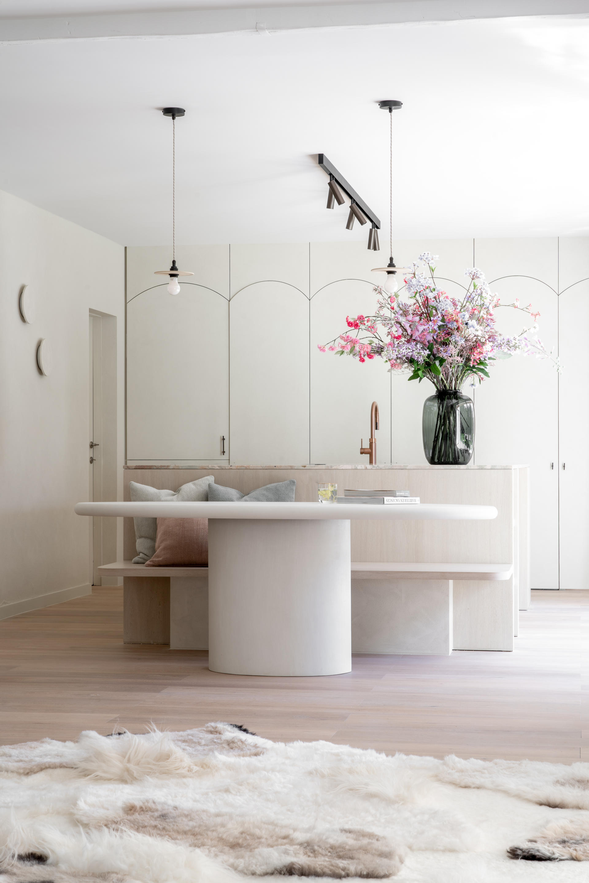 Luxueus interieur met zachte tinten